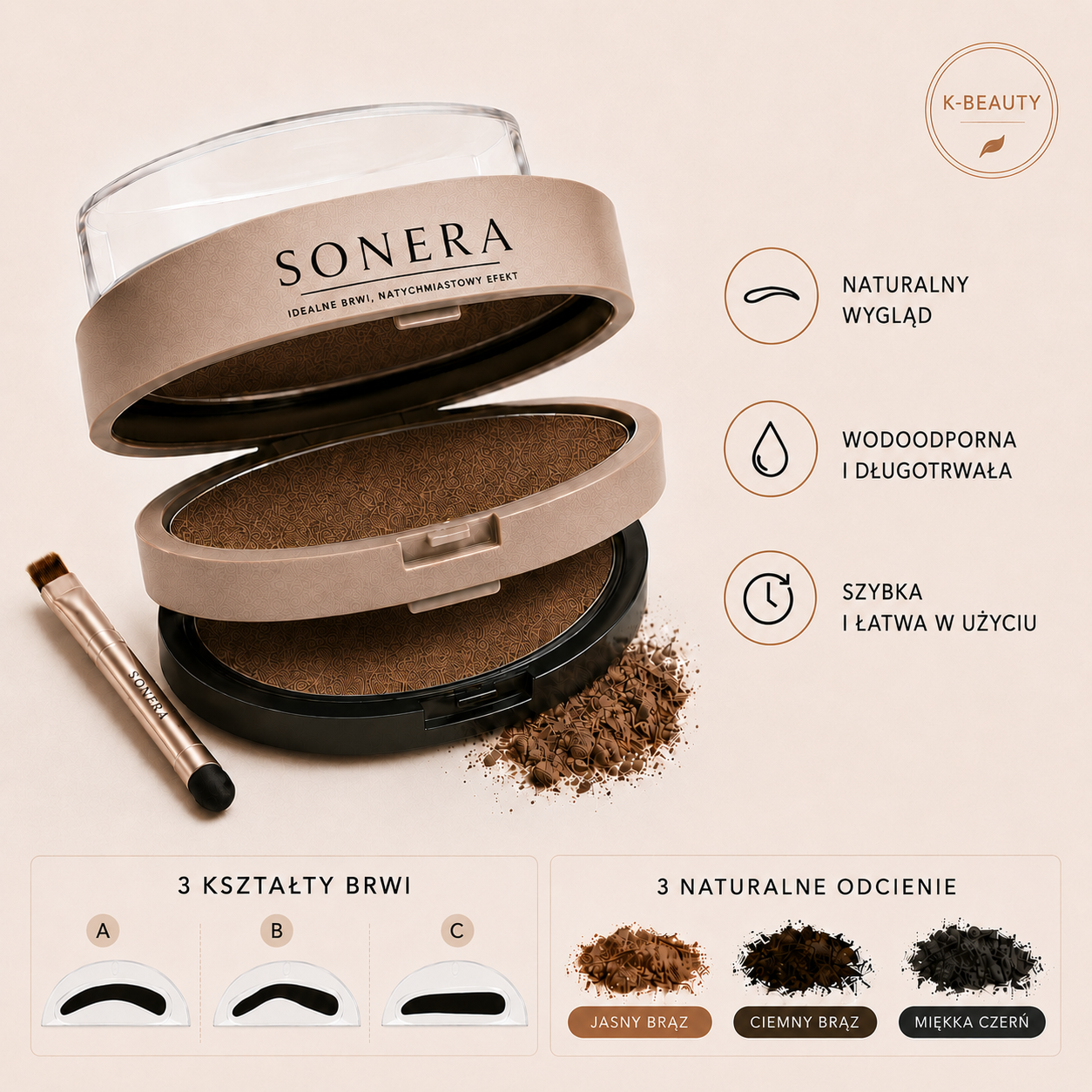Sonera ™ - Perfekcyjne brwi w 5 sekund